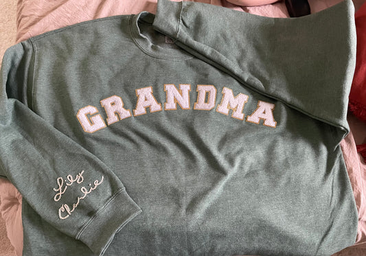 Mother's Day Personalized Varsity Letter Pullovers
