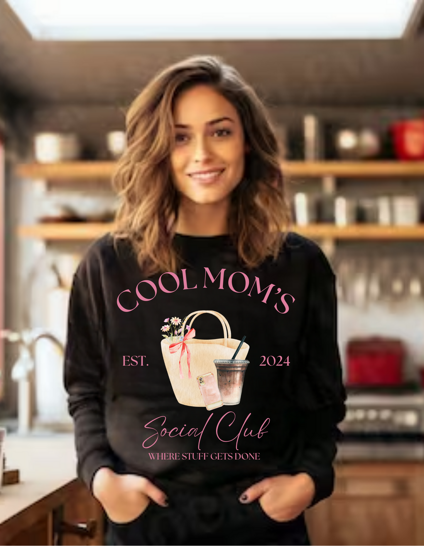 Cool Moms Social Club Adult Pullovers