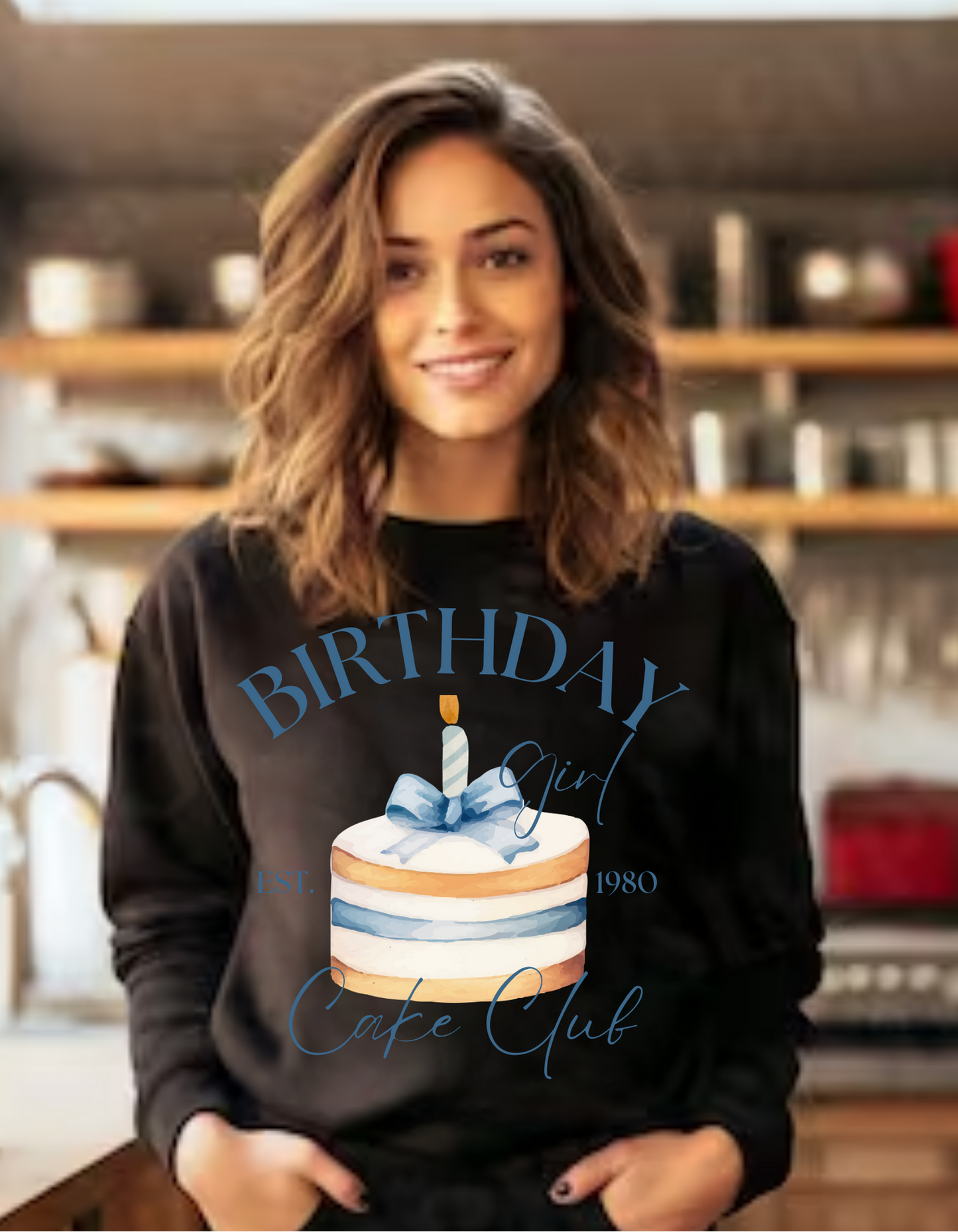 Birthday Girl Cake Social Club Adult Pullovers