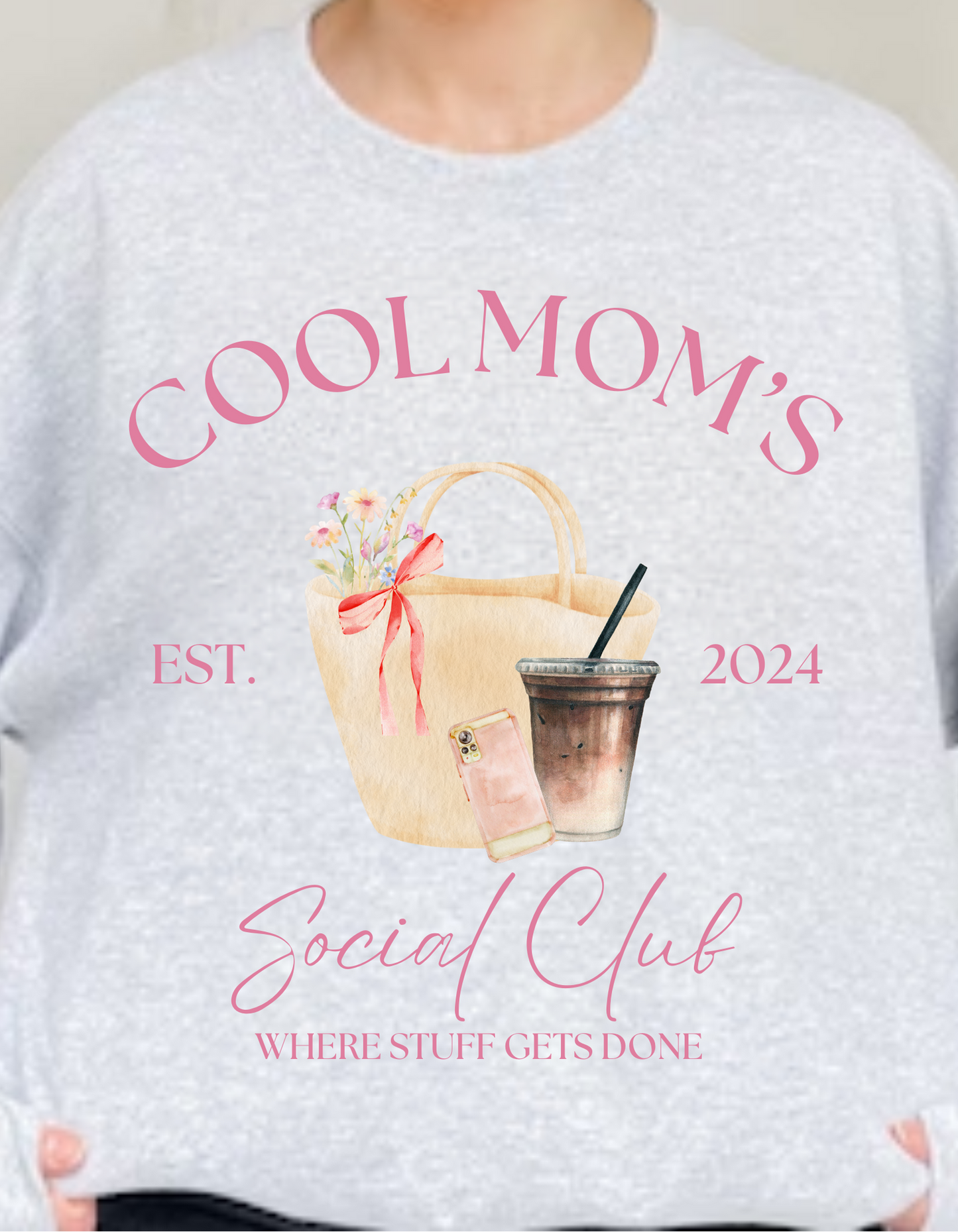 Cool Moms Social Club Adult Pullovers