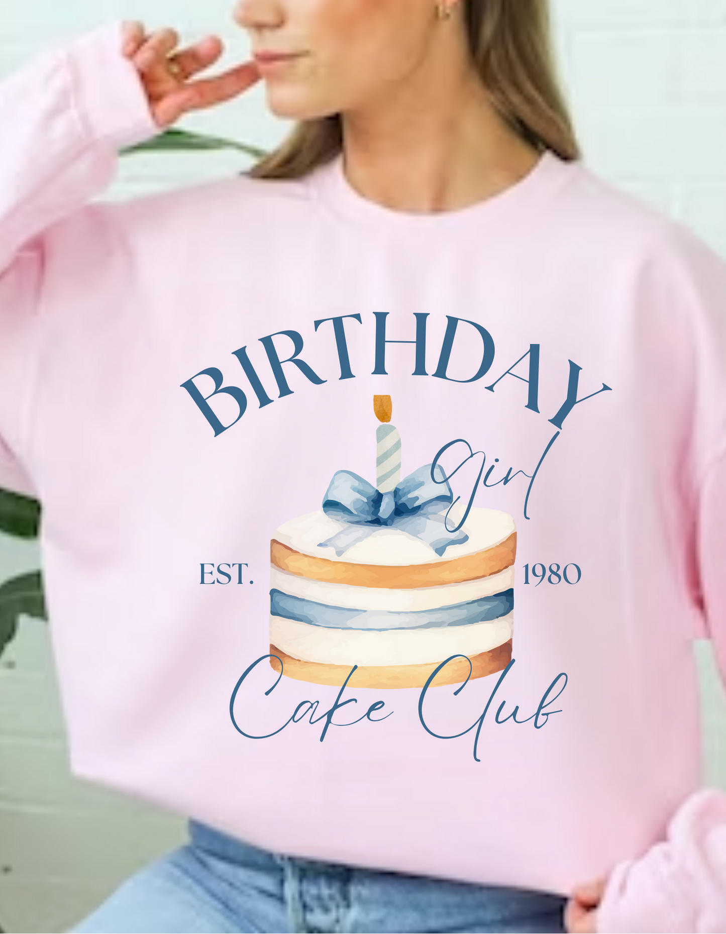 Birthday Girl Cake Social Club Adult Pullovers